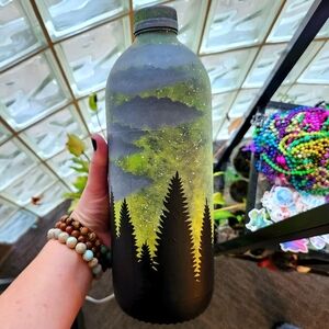 Night Sky Bottle Art